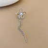 Charm Long Tassel Hollow Flower Ear Clip Ear Cuff Non Piercing Earrings 2023 Trendy Punk Design Female Long Ear Clip Jewelry AA230518