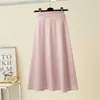 Elegant Skirts Women Chic Fashion Soft Chiffon Summer Vacation Ladies Clothing Hot Sale Popular Korean Simple female Long Skirt P230519