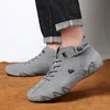 Cuero de zapatillas para motocicleta casual en hombres impermeables High Men Boors Boors Hoasters zapatos Calzado 230518 2940