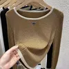Kadın Sweaters Sweater Örgü 2023Autumn Kış Out Gevşek Parçaların İçinde Uzun Sleeve MS MS MS REDER Siniksiz Kadınları Daha Fazla