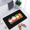 S-South Park Carpet da sala de estar tapetes de desenho animado de boas-vindas Casa Decorações de varanda Decoração de cozinha Tapete de oração Tapete de oração T230519