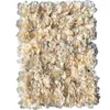 Decorative Flowers 40x60cm Silk Rose Flower Wall Home Decoration Artificial For Romantic Wedding Backdrop Decor Fake