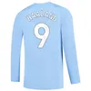 Haaland piłka nożna 23 24 4th de Bruyne Player Mans Cities Yict Manchesters Cityes Gvardiol Blue Moon długie rękawy 24 25 Foden Football Shirts Men Kids 3xl 4xl