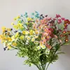 Decorative Flowers 30 Heads Artificial Fake Bouquet Xmas Wedding Home Party Decoration Chamomile