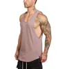 تتصدر دبابات الرجال العلامة التجارية للملابس للرجال كمال الأجسام واللياقة البدنية Stringer Tank Top Sportswear Undershirt Muscle Singlets 230518