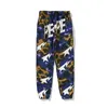 Mens designer casual pants classic pattern joggers fashion camo shark mouth printing outdoor sweatpants womens designer pants asian size M-3XL