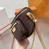 2023 Designer Sac Homme Épaule Bandoulière Sac À Main Femmes Bourse Lettre Fleur Taille Sacs Luxurys Totes Fanny Pack En Cuir Marron Messenger Sacs À Main