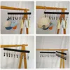 Hangers Strong Clamping Force Lightweight Space-saving 10 Hooks Clothes Coat Hat Towel Hanger Home Supplies