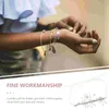 Dekorativa blommor 2 datorer Brud Handblomma Decor Finger Ring Armband Corsage Wristlet Wrist Wedding Garland