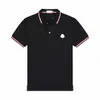 Designer Mens Basic Business Polos T Shirt Fashion France Brand T-shirts broderade armband Letter Badges Polo {Kategori}