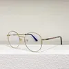 サングラスフレーム最高品質の眼鏡フレーム08399OK男性女性ブランドデザイナーラウンドリリースミオピア処方アイウェアとボックスオックロスDE