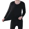 Sous-vêtement thermique homme automne hiver Caleçon long 5XL 6XL 7XL buste 170cm manches grande taille hommes 2 couleurs