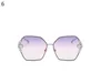 Sonnenbrillengestell Luxus Damen Pearl Square Shades Uv400 Vintage Brille