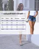 Großhandel Sommer Marke Damen Shorts Kurzer Rock Sport Laufen Fitness Schnell trocknend Onlypuff Damen Jean Distressed Ripped Denim Hohe Taille Lässig Abgeschnitten