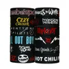 Chain 10pcs Heavy Metal Bands Silicone Bracelets Rock and Roll Music Wristbands Punk Fans Gift Collection 230518
