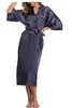 Women's Robe Sexy Women Long Robe With Pocket Wedding Bride Bridesmaid Dressing Gown Rayon Kimono Bathrobe Large Size S-XXXL Night Dress 230518