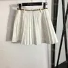 Luxury Pleated Dress Women Short Half Skirt Sexy Summer Skirts Safety Trousers Lining