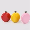 Stainless Steel Hip Flasks Outdoor Portable 5oz Round Food Grade Unisex Wine Bottles Mini Pocket Grade Unisex Wine Bottles Mini Pocket