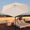 Andra trädgårdsmaterial 2/2,7/3M UV -skydd Parasol Sunshade Paraply Cover Garden Paraply Cover Waterproof Beach Canopy Replacement Cover 6/8ribs G230519