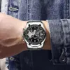 2023 Top Brand Luxury Watch Fashion Casual Quartz Sports Sports Начатки на полные стальные водонепроницаемые мужские часы Relogio Masculino