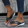 GAI GAI Slippers Flipflop Draag antislip sandalen met dikke zolen en sleehak in zomerstrandschoenen 23519