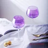 Şarap gözlükleri İngiliz della ünlü tasarım mor inci kristal kadeh kadınlar için aodeyu rüya serisi temiz cam romantik düğün fincan