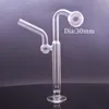 Jumbo Glass Oil Burner Bong Hookah Recyler Dab Rig Wax Oil Rig Petit Bubber Ash Catcher Shisha avec équilibreur de base et tuyaux de brûleur à mazout