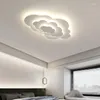 Plafonniers Moderne Lampe À LED Pour Chambre D'enfant Chambre Étude Dimmable Plafonnier Bébé Enfants Lumière Nuage Lustre Blanc