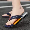 Merk flip -kwaliteit flops high mode ademende casual mannen strand slippers zomer buiten