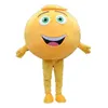 Halloween Yellow Bean Mascot Trajeros de fiesta de navidad