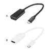 Type-c To HD Adapter Cable Mobile Phone Male Female 4K Resolution Video Signal Converter White