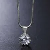 Topkwaliteit Crown Crystal Necklace Rose Gold kleur mode sieraden nikkel gratis hangende kristal