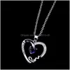 Pendentif Colliers Offre Spéciale Creative Lithe Je T'aime Maman Zircon Collier Avec Coeur Sculpté Le Cadeau Pour Elle22 Drop Delivery Je Dhnfe