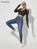 Dames jeans skinny jeans voor vrouwen rekbare hoge taille klassieke spijkerbroek slanke heup lift mom jean mode blauw wassen vijf zakken potloodpant 230519