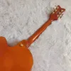 Nueva guitarra eléctrica de cuerpo semihueco naranja G6120 con herrajes dorados B700 Tremolo Bridge