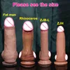 Adult Toys Huge Flesh Realistic Thick Dildo Adult Sex Toy for Women Soft Double Silicone Vaginal Masturbators Penis Big Suction Cup Dick L230519
