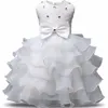 Filles Robes Dentelle Fleur Princesse Robe 38 Ans D'anniversaire Bébé Fille Vêtements De Soirée De Mariage Gâteau Smash Tulle Robe Enfants pour 230518