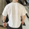 Męskie tshirty mięśni T -koszulka kulturystyka fitness Mężczyźni Tops Bawełniane singlety plus duży rozmiar Tshirt Mesh Lose krótkie rękaw 230518