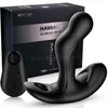 Jouets anaux Masseur de prostate rotatif à 360 ° Vibromasseur scrotum Plug anal Télécommande sans fil Butt Plug Érotique Adult Sex Toys Pour Homme Gay 230519