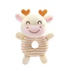 Rattles Mobiles Baby Rattle Toys Cartoon Plush Infant Hand Ring Bed For Born 024 Månader Småbarn Tidig utbildningsleksak 230518