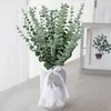 Decorative Flowers Pack Of 30 Eucalyptus Leaves Parts For Flower Arrangement Table Decoration Wedding