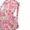 Robe florale à nœud papillon pour chien, robes de princesse pour petite fille, chien, jupe à bretelles pour chien, robe d'été florale pour chiot, tenue de chien pour petits chiens, chats S A722