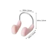 Nose clip 6-piece waterproof swimming nose clip for suffocation prevention professional swimming nose clip for underwater nose protection (Fleshcolor) P230519