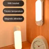 Veilleuses Lampe à LED Lampe d'armoire rechargeable Capteur humain Chambre Garde-robe Escaliers Induction Large application