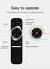 W1s Air Mouse Voice Remote Control Microphone 2.4G Wireless Six GyroScope Sensor IR Learning for Android TV Box Laptop Mini PC