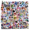 Dessin Animé Anime Autocollants 100pcs Bande Dessinée Demon Slayer Hunter X Manga Graffiti DIY Paster Bagages Ordinateur Portable Planche À Roulettes Téléphone Autocollant Jouet Ensemble 10 autres Styles