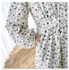 Printemps nouvelle robe de maternité col en V taille haute jupe longue décor de maternité robe littéraire robes de printemps et d'automne pour la plage R230519