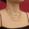 collana di perline di cristallo colorato bohémien in collana di temperamento semplice gioielli di design per catene da donna per collana da donna ciondolo fatto a mano