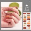 Nail Stickers 16Tips/Sheet Colors Series Classic Collection Manucure Polish Strips Wraps Full Art Décoration