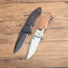 NY LM337 FLIPPER FOLD KIVE 440C Drop Point Blade Outdoor Camping Vandring Survival Fick Folding Knives With Retail Box